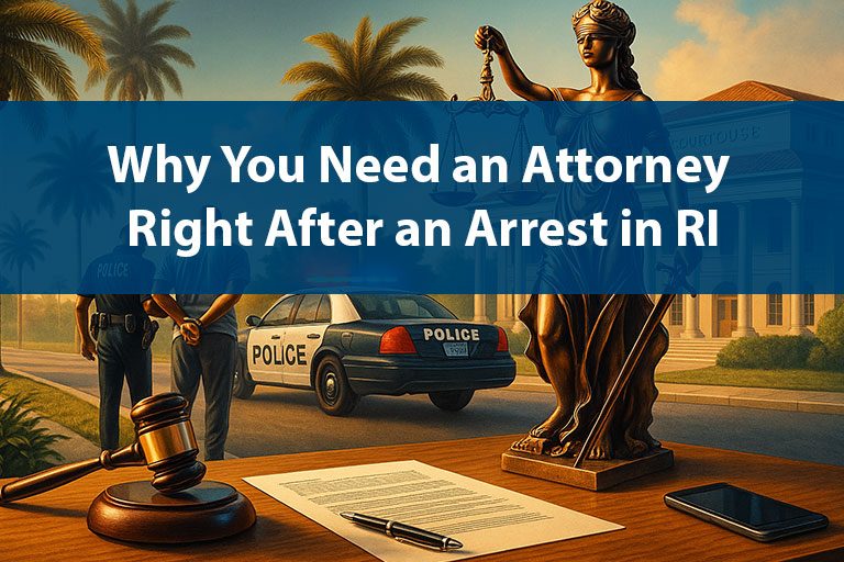 Why You Need a Defense Attorney Right After an Arrest in Rhode Island